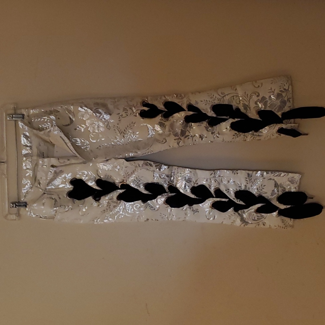 Sz 4 Nwt $785 Marques Almeida Shiny Laced Up Leg Pants